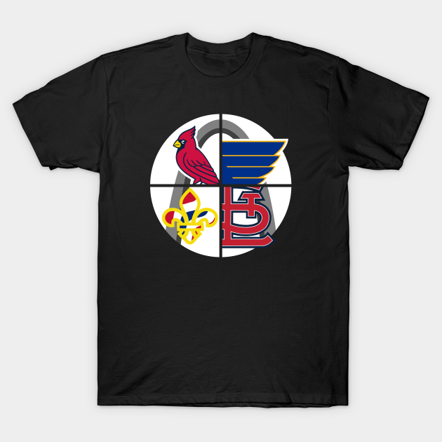 St. Louis Sports with Flag St Louis TShirt TeePublic